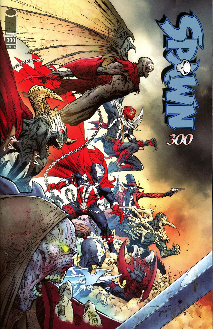 Spawn #300 Cover H Variant Jerome Opena Cover