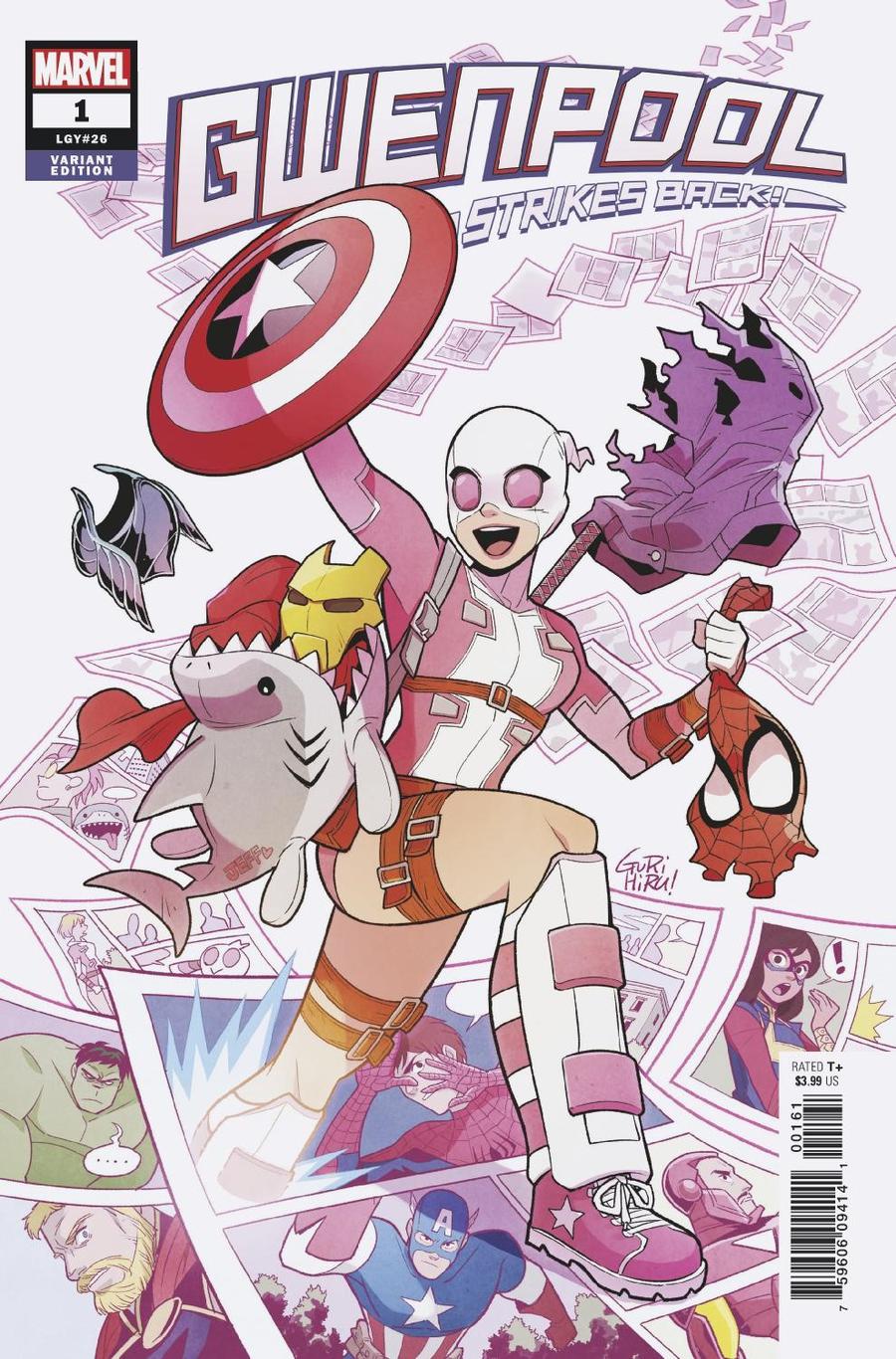 Gwenpool Strikes Back #1 Cover C Variant Gurihiru Cover