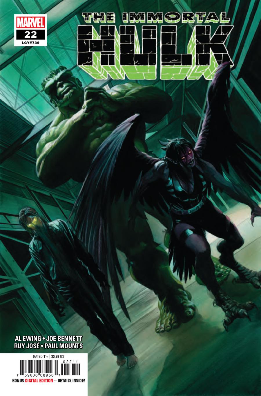 Immortal Hulk #22 Cover A 1st Ptg Regular Alex Ross Cover