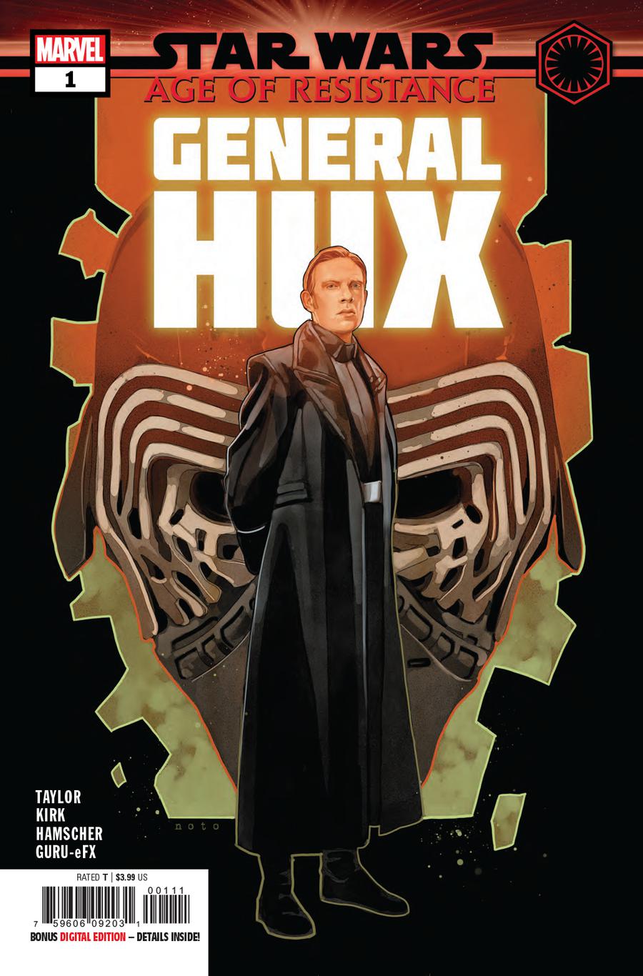 Star Wars Age Of Resistance General Hux #1 Cover A Regular Phil Noto Cover