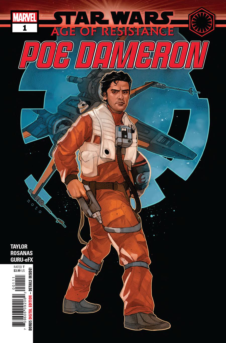 Star Wars Age Of Resistance Poe Dameron #1 Cover A Regular Phil Noto Cover