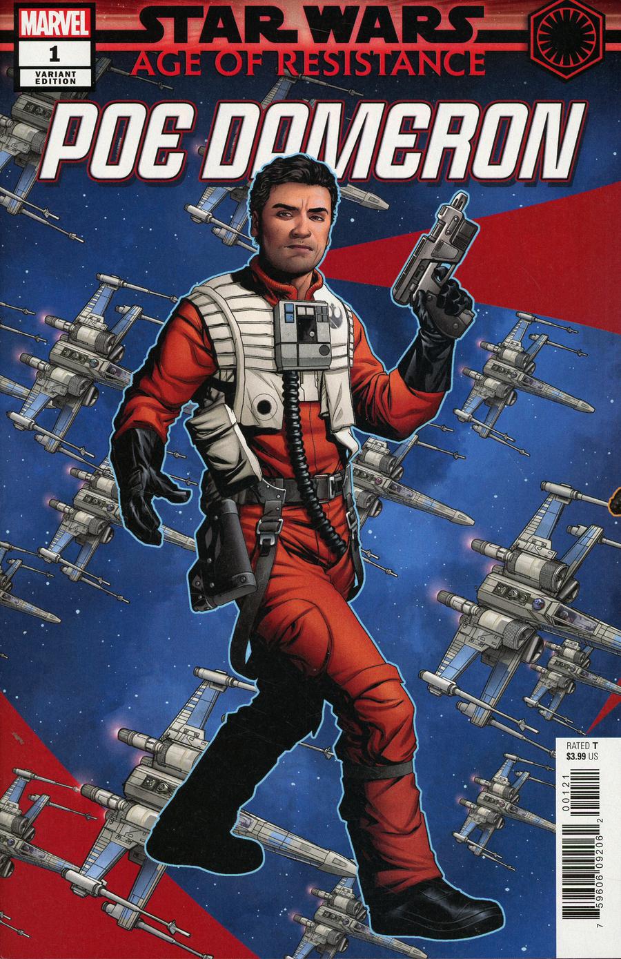 Star Wars Age Of Resistance Poe Dameron #1 Cover B Variant Mike McKone Puzzle Piece Cover