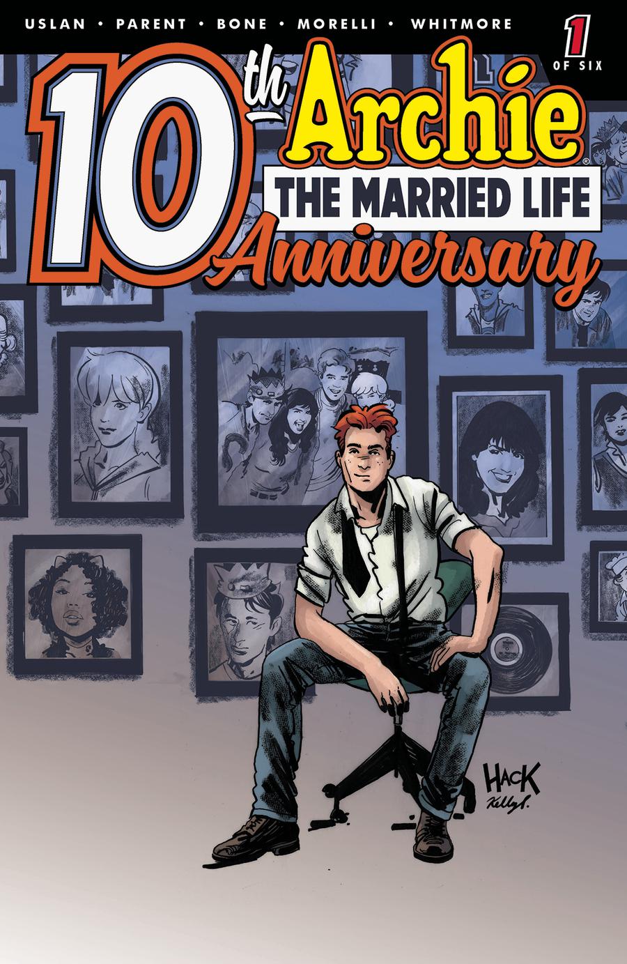 Archie The Married Life 10th Anniversary #1 Cover D Variant Robert Hack & Kelly Fitzpatrick Cover