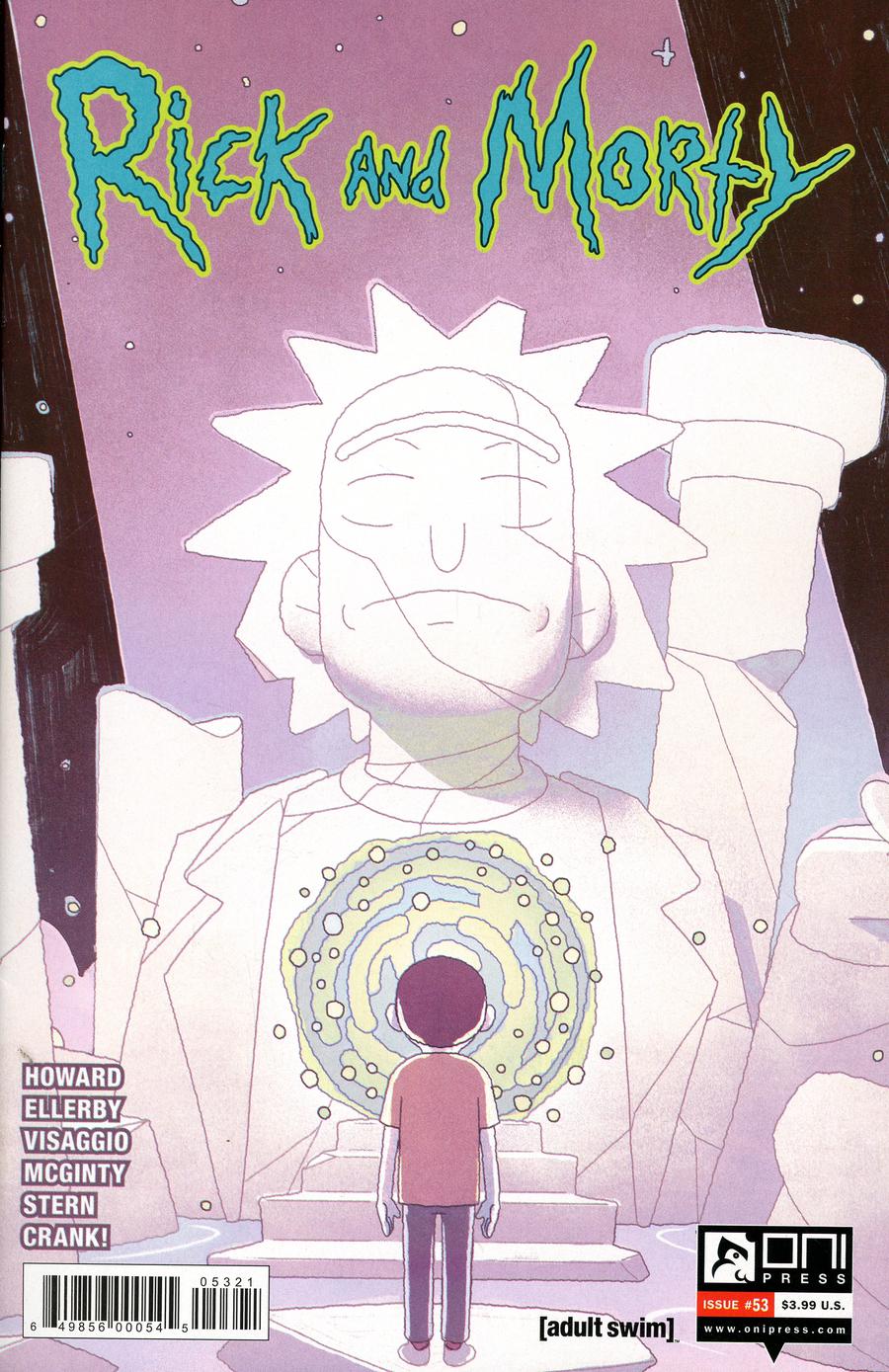 Rick And Morty #53 Cover B Variant Kyle Smart Cover