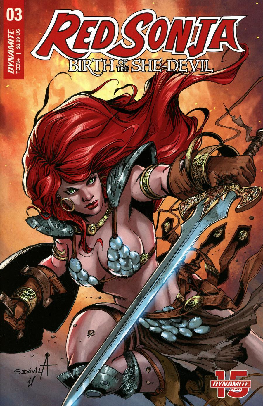 Red Sonja Birth Of The She-Devil #3 Cover B Variant Sergio Davila Cover