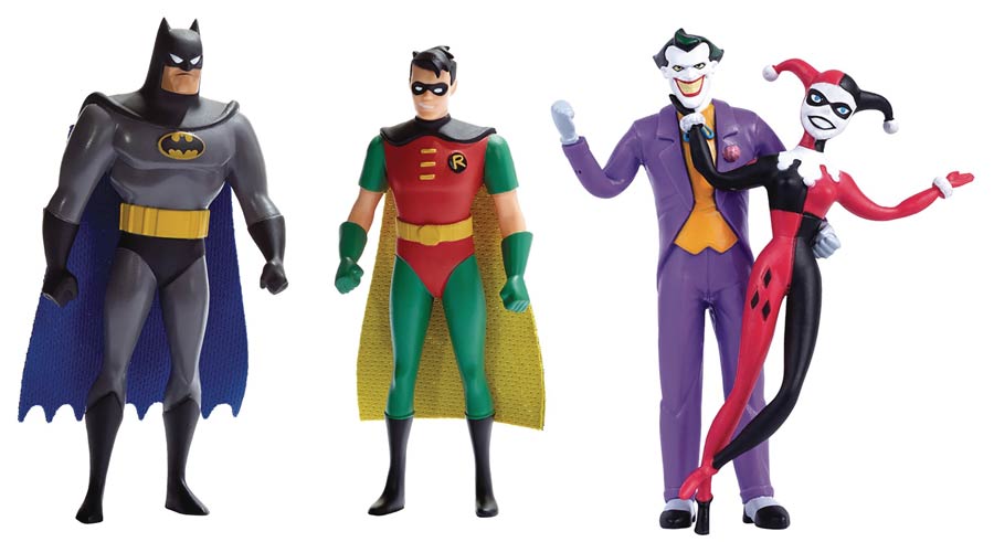 Batman The Animated Series 2-Pack Bendable Figure 12-Piece Assortment Case