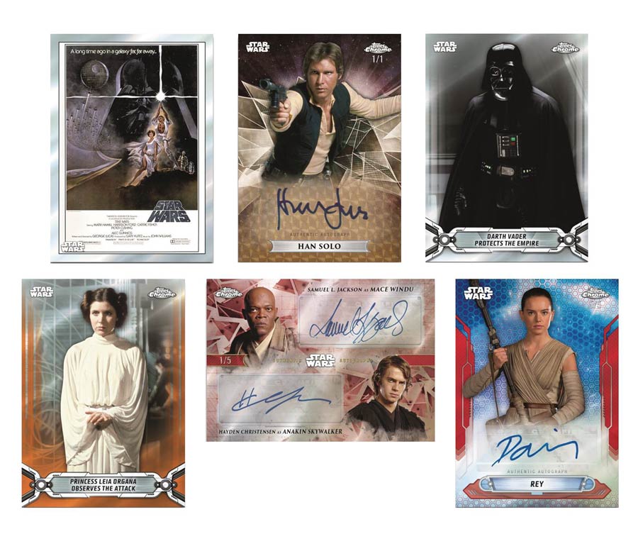 2019 topps star wars chrome legacy hobby box