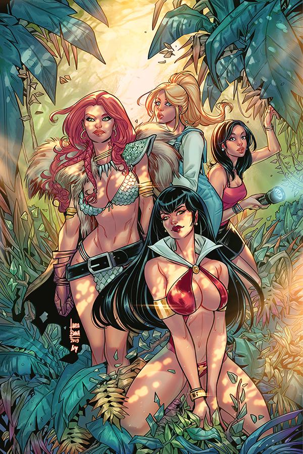 Red Sonja And Vampirella Meet Betty And Veronica #4 Cover I Incentive Laura Braga Virgin Cover