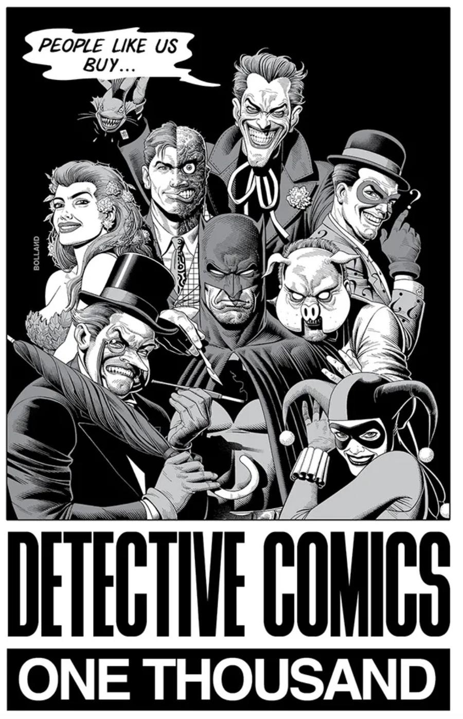 Detective Comics Vol 2 #1000 Cover Z-S DF Jetpack Comics Forbidden Planet Exclusive Brian Bolland Ink Variant Cover