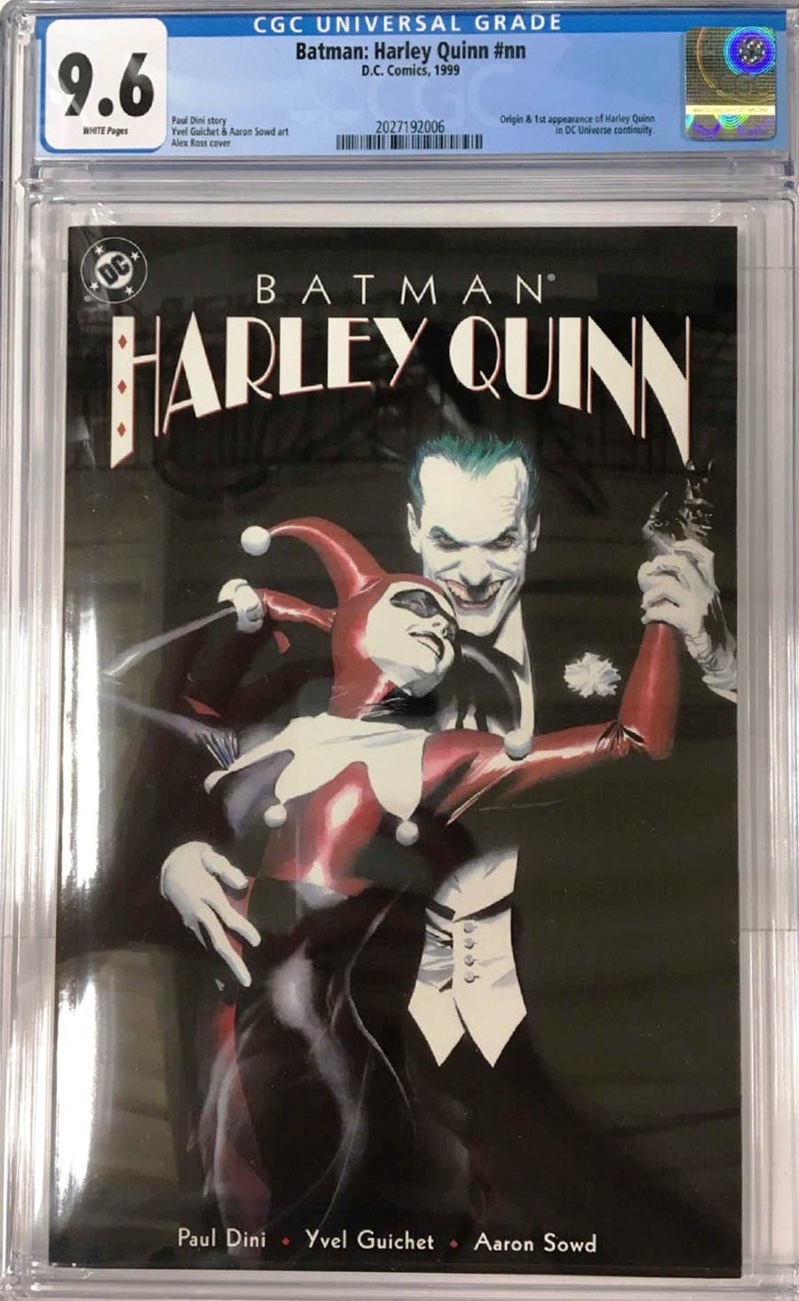 Batman Harley Quinn #1 CGC 9.6