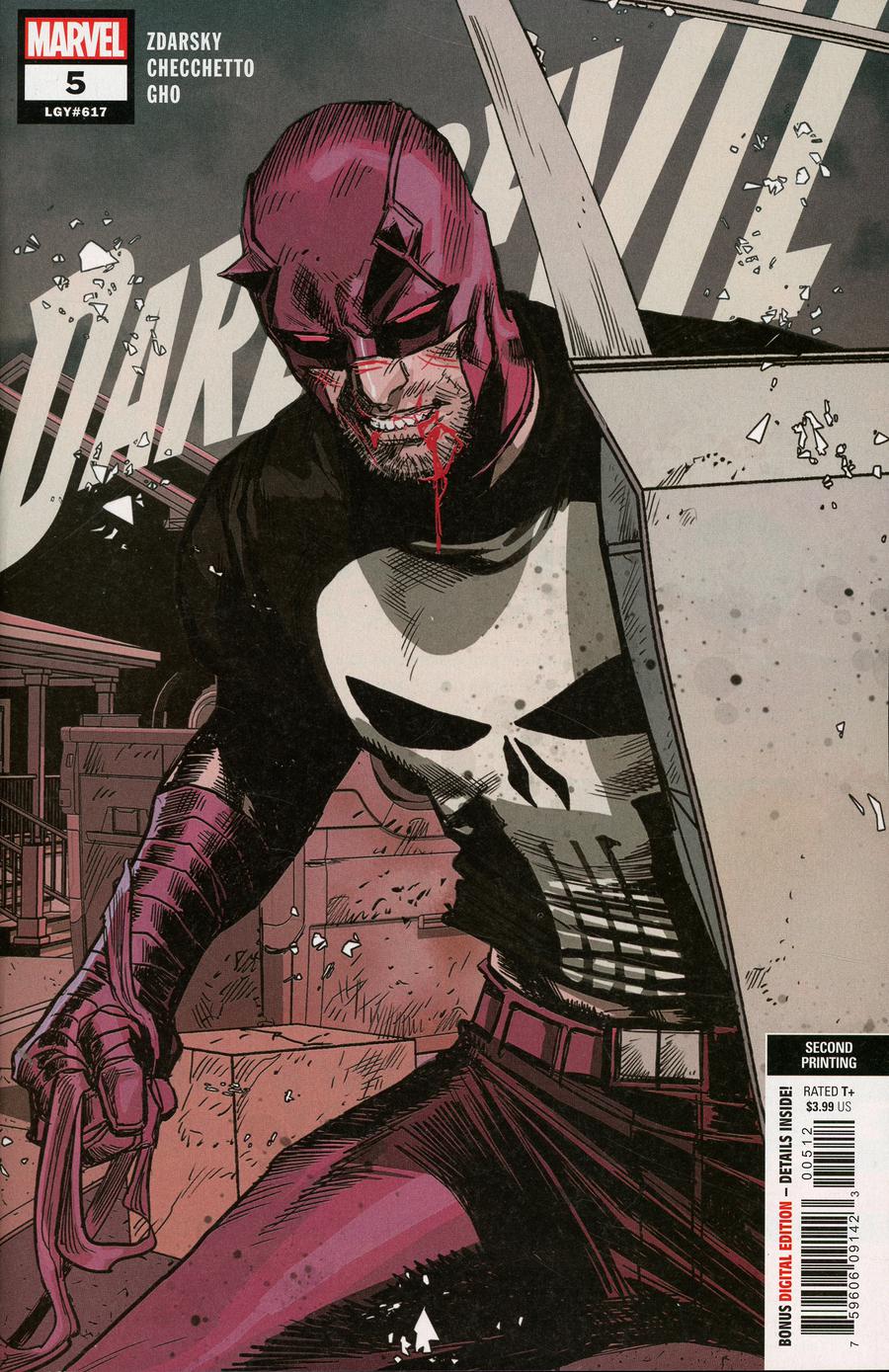 Daredevil Vol 6 #5 Cover C 2nd Ptg Variant Marco Checchetto Cover