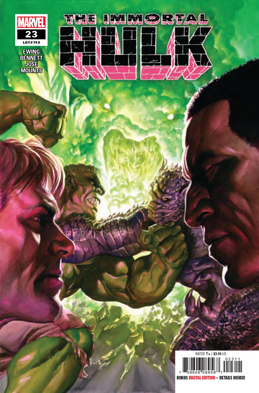 Immortal Hulk #23 Cover A 1st Ptg Regular Alex Ross Cover