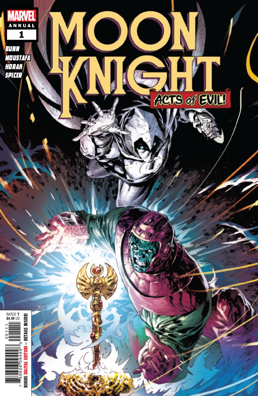 Moon Knight Vol 8 Annual #1 Cover A Regular Philip Tan Cover (Acts Of Evil Tie-In)