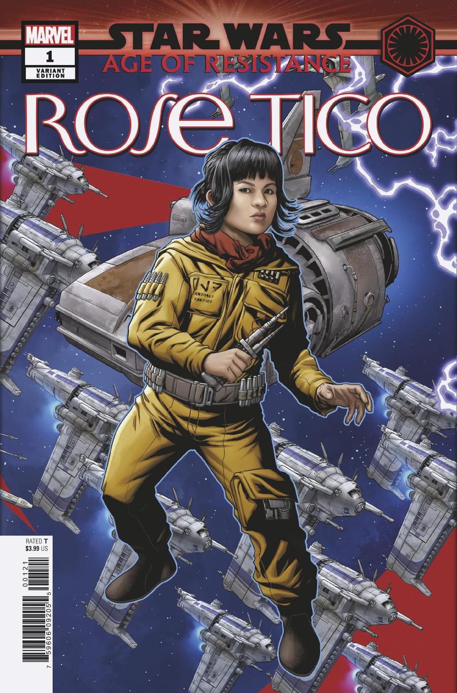 Star Wars Age Of Resistance Rose Tico #1 Cover B Variant Mike McKone Puzzle Piece Cover