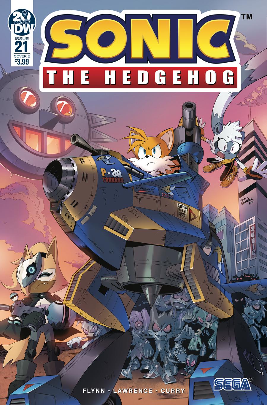 Sonic The Hedgehog Vol 3 #21 Cover B Variant Jamal Peppers Cover