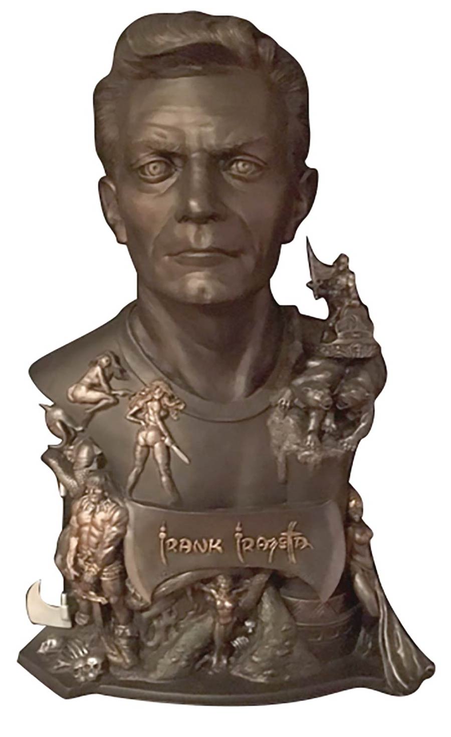 Frank Frazetta Limited Edition Life-Size Painted Bust