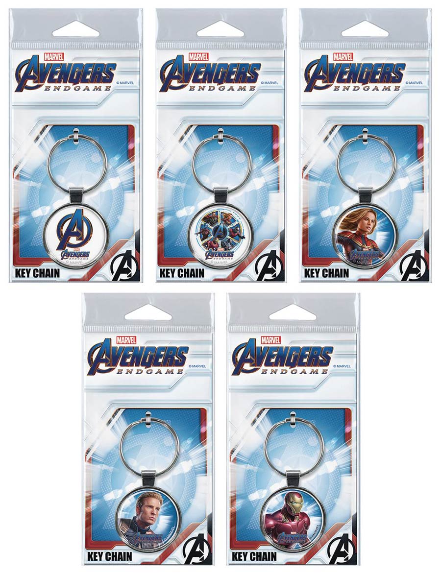 Avengers Endgame Keychain 36-Count Assortment Case - Midtown Comics