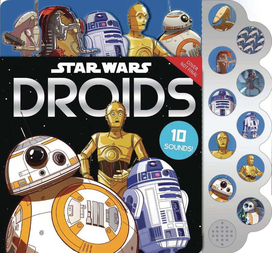 Star Wars Droids 10-Button Sounds Board Book HC