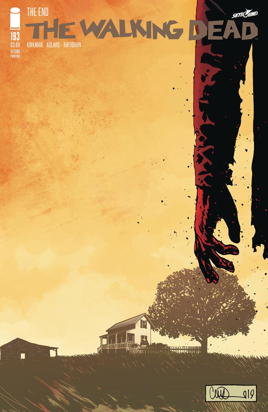 Walking Dead #193 Cover B 2nd Ptg