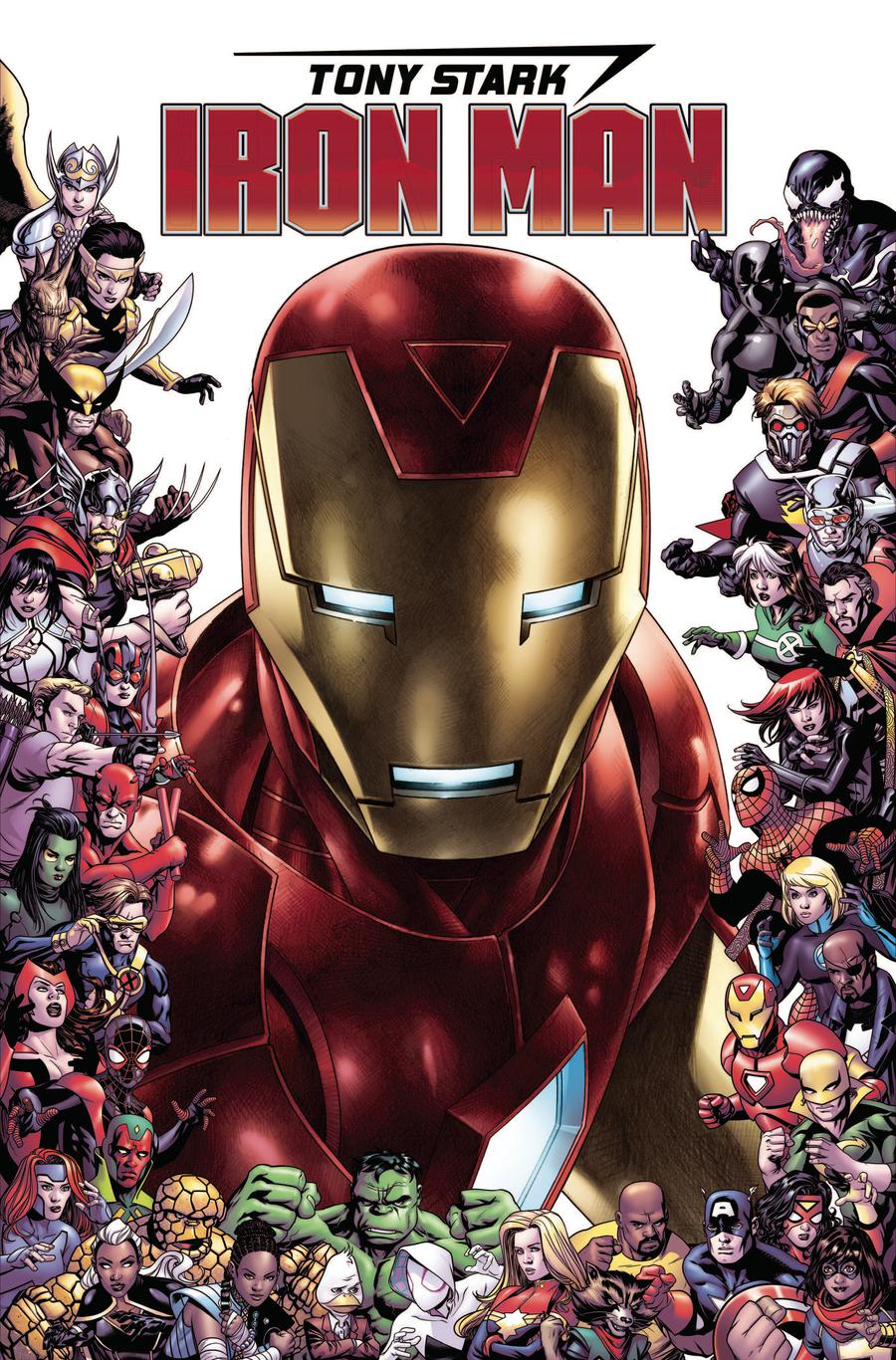 Tony Stark Iron Man #15 Cover C Variant Jim Cheung Marvel 80th Frame Cover