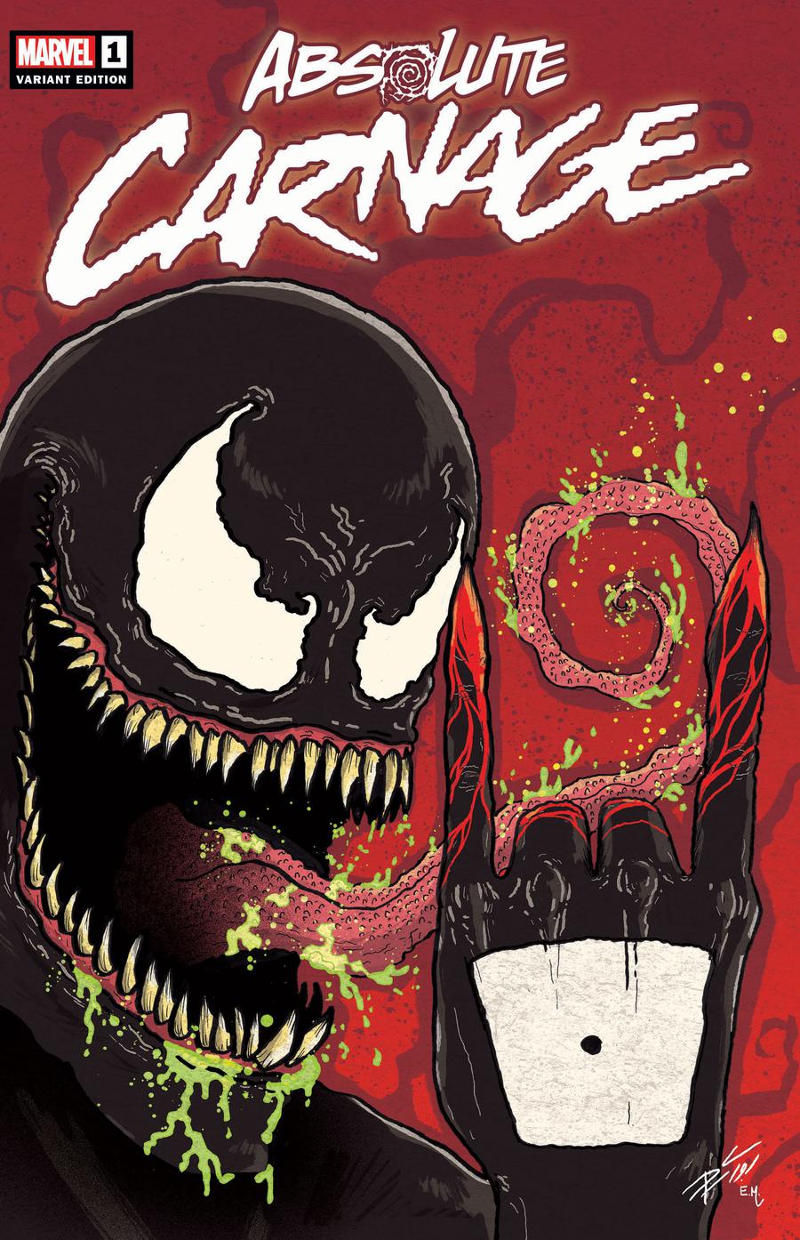 Absolute Carnage #1  Midtown Exclusive Donny Cates Variant Cover