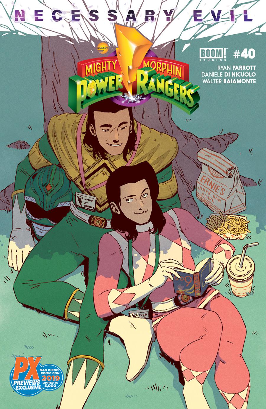 Mighty Morphin Power Rangers (BOOM Studios) #40 Cover F SDCC 2019 Exclusive Variant Cover