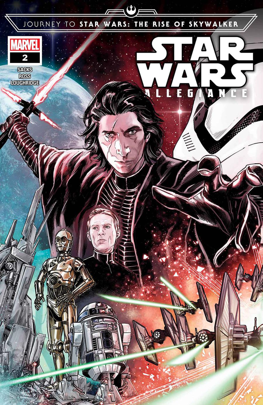 Journey To Star Wars The Rise Of Skywalker Allegiance #2 Cover A Regular Marco Checchetto Connecting Cover