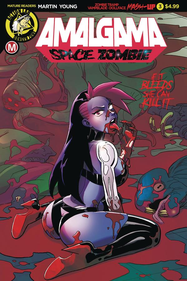 Amalgama Space Zombie #3 Cover A Regular Winston Young Cover