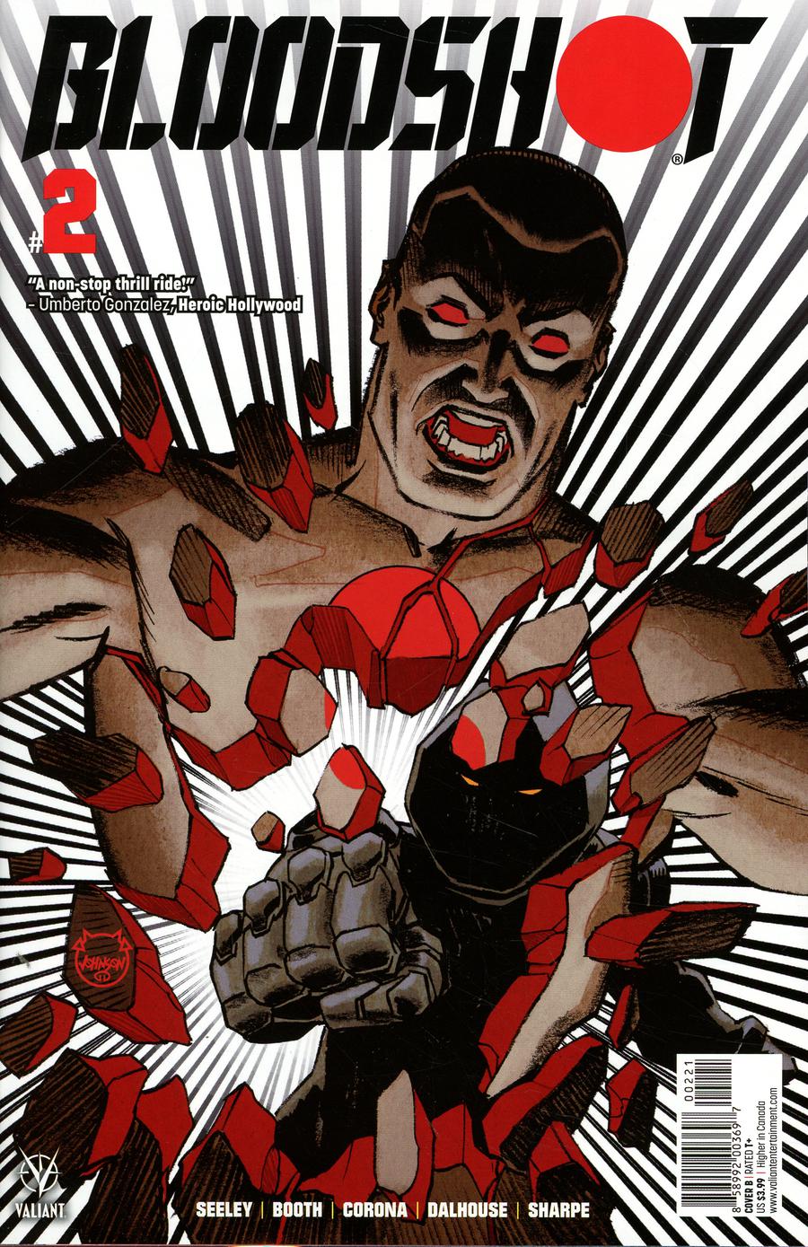 Bloodshot Vol 4 #2 Cover B Variant Dave Johnson Cover