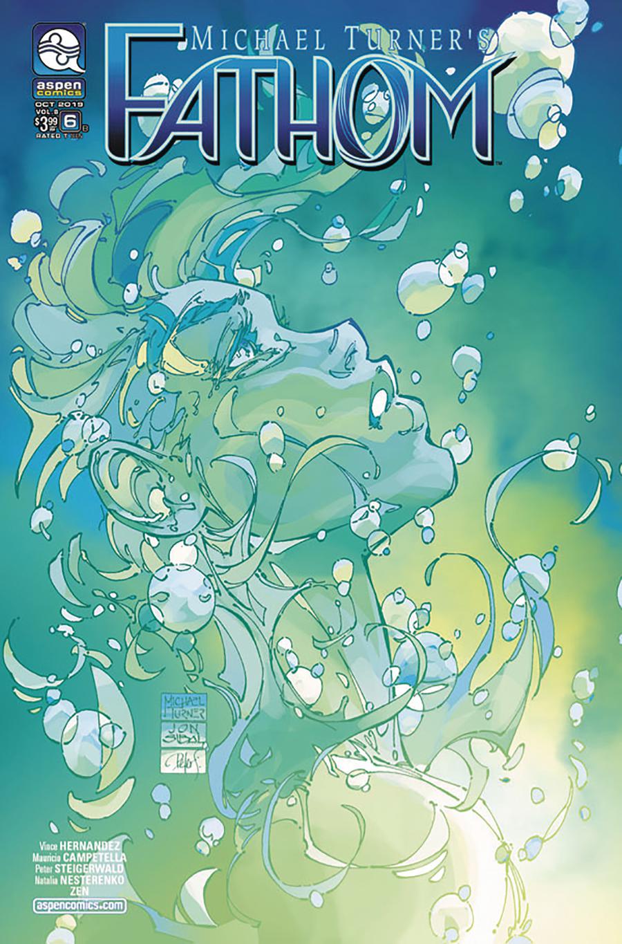 Fathom Vol 6 #6 Cover B Variant Michael Turner Cover