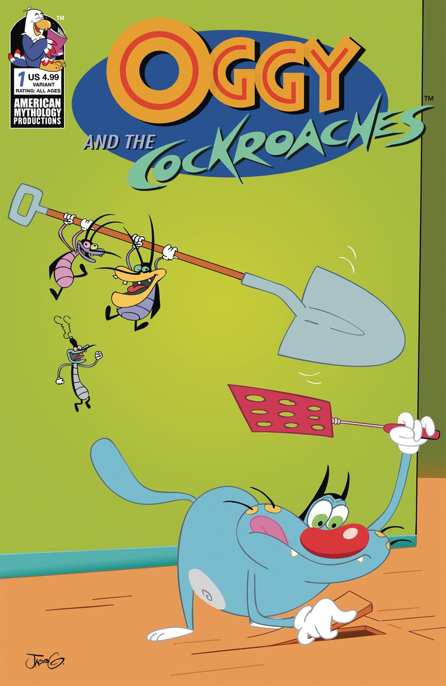 Oggy And The Cockroaches #1 Cover B Variant Dean Rankine Cover