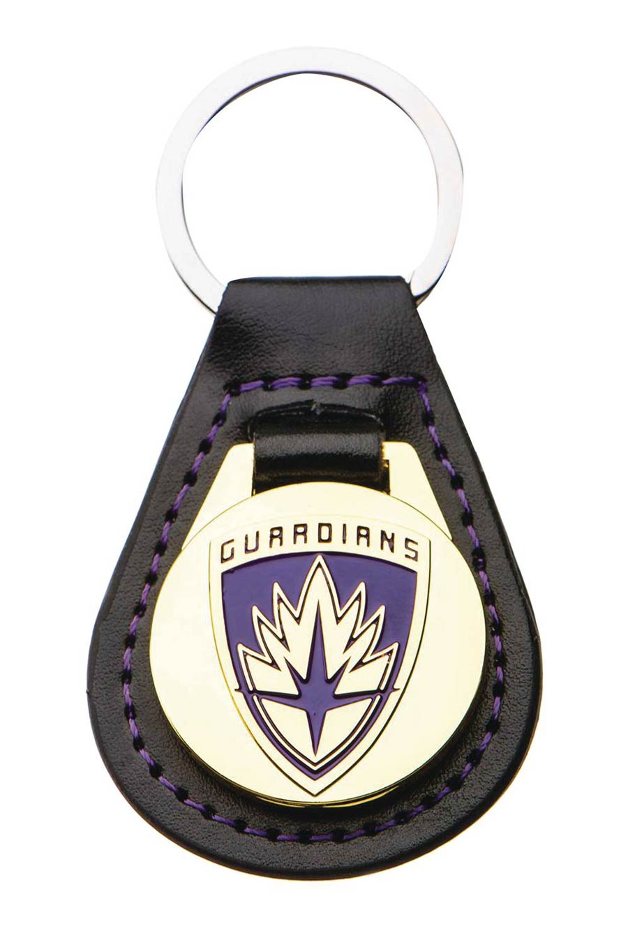 Marvel Heroes Guardian Logo Leather Keychain