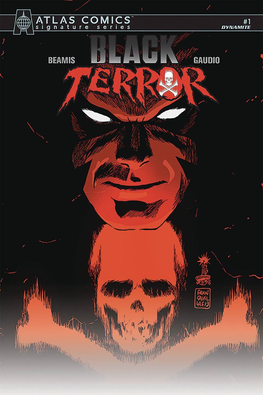 Black Terror Vol 4 #1 Cover M Atlas Comics Signature Series Signed By Max Bemis