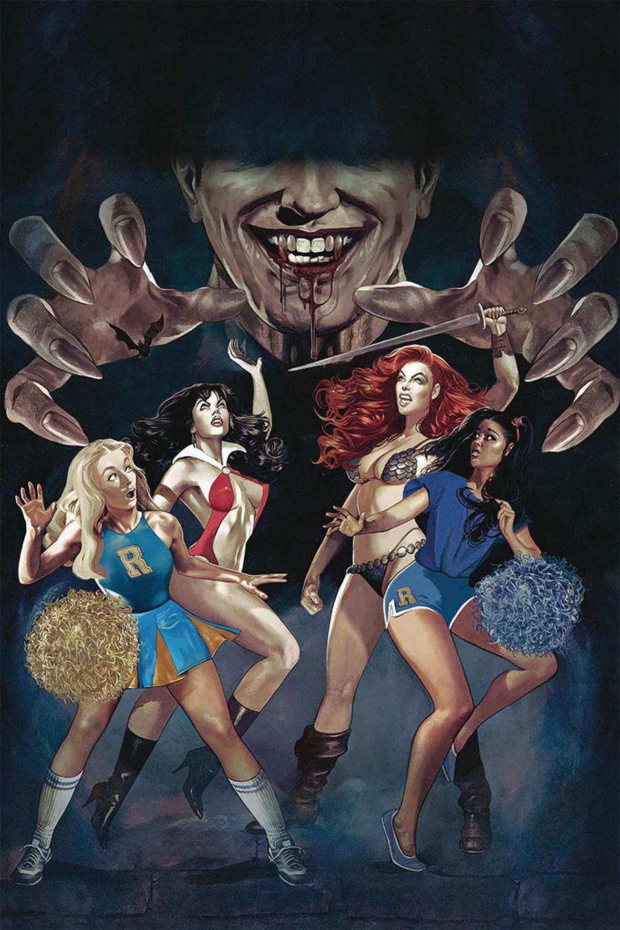 Red Sonja And Vampirella Meet Betty And Veronica #6 Cover N Limited Edition Fay Dalton High End Virgin Cover