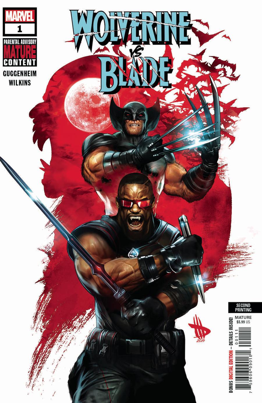 Wolverine vs Blade Special #1 Cover D 2nd Ptg Variant Dave Wilkins Cover