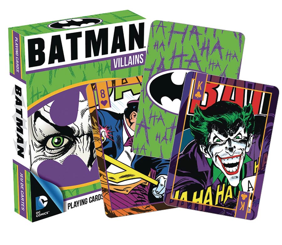 Batman Playing Cards - Batman Villains