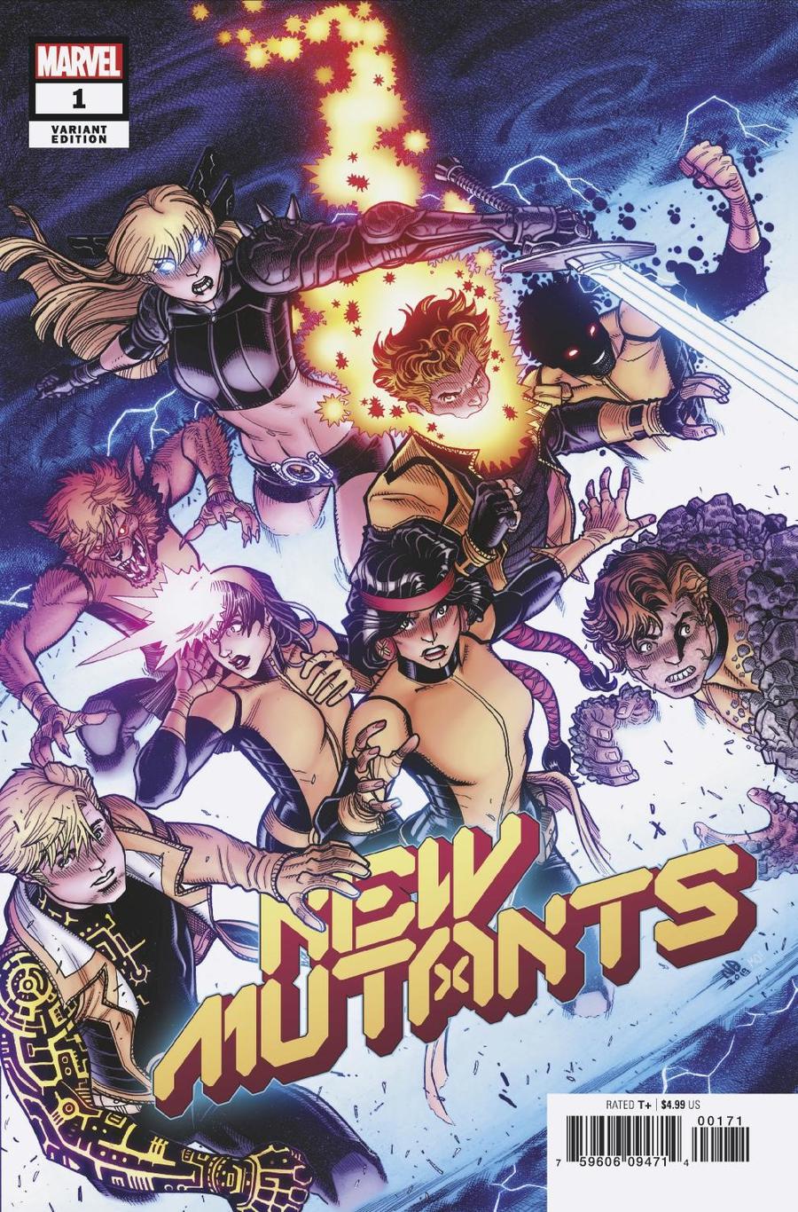 New Mutants Vol 4 #1 Cover F Incentive Nick Bradshaw Variant Cover (Dawn Of X Tie-In)