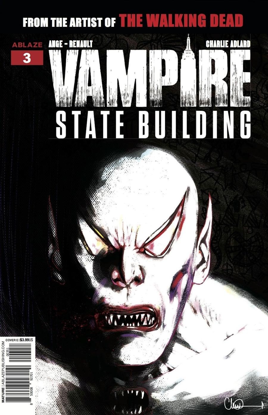 Vampire State Building #3 Cover E Incentive Guilherme Balbi Glow-In-The-Dark Variant Cover