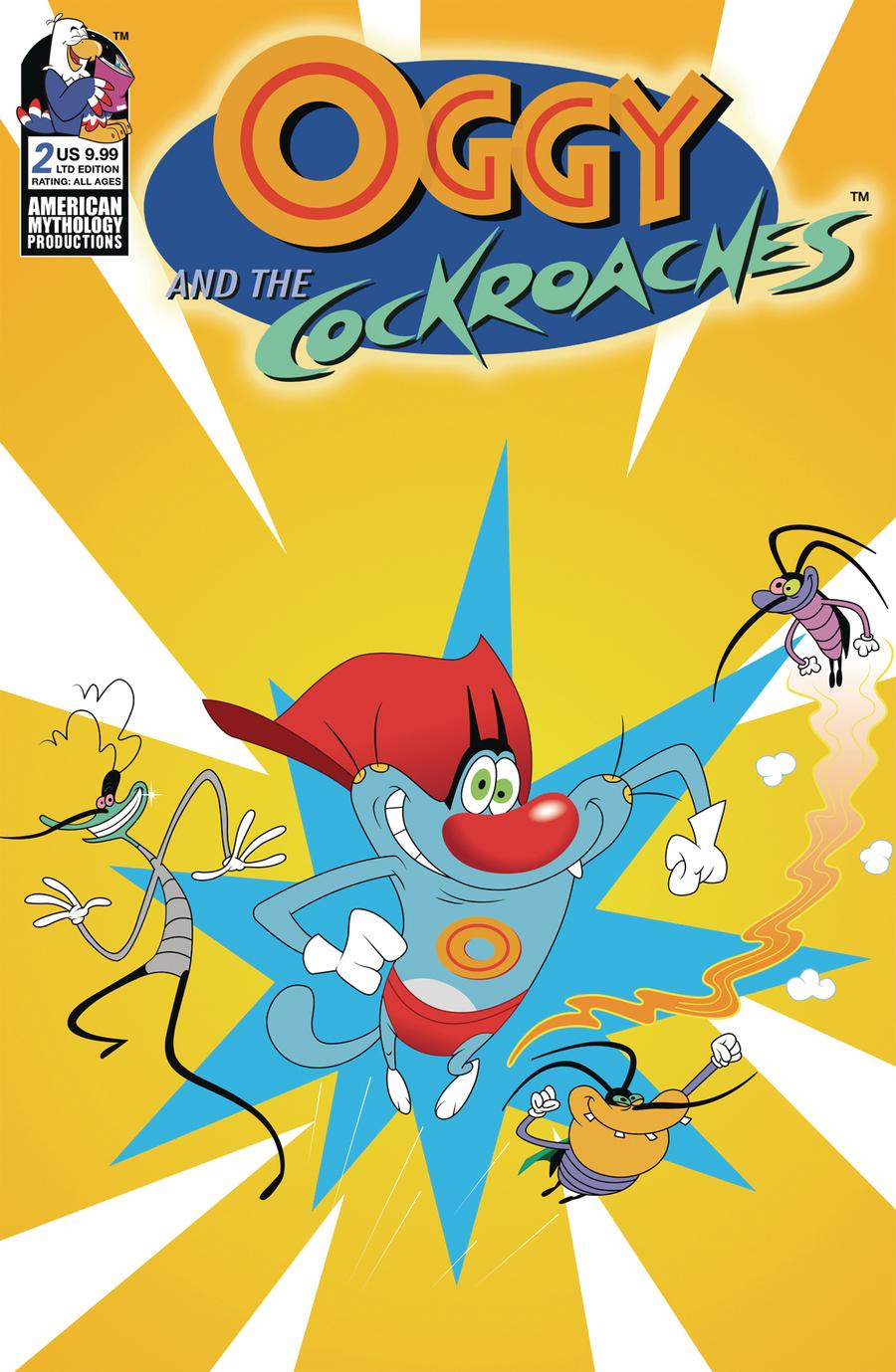 Oggy And The Cockroaches Cover C Limited Edition Animation Cel