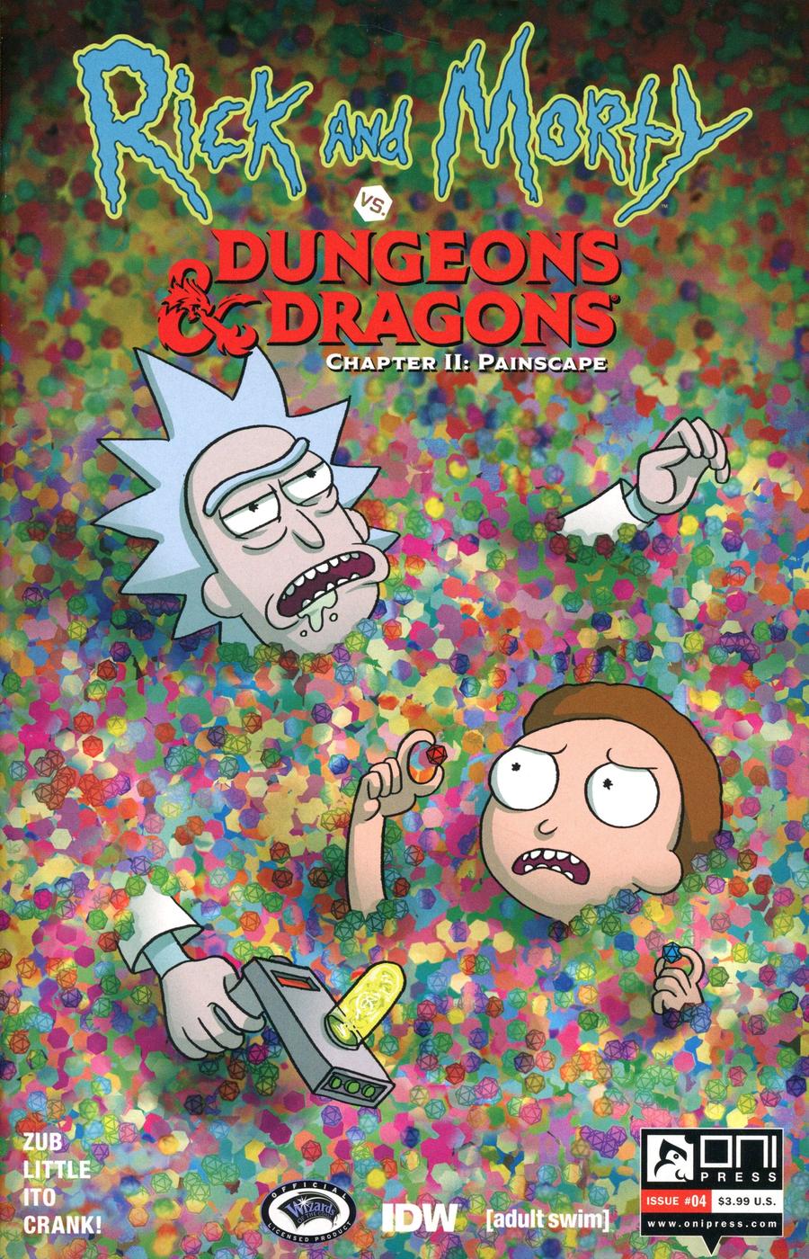 Rick And Morty vs Dungeons & Dragons Chapter II Painscape #4 Cover B Variant Kendra Wells Cover