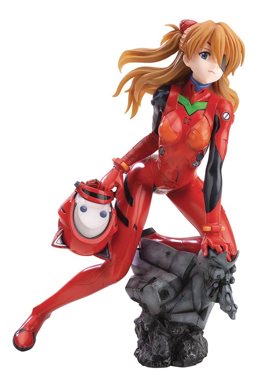 Evangelion Asuka Langley Q Plug Suit Ani-Statue