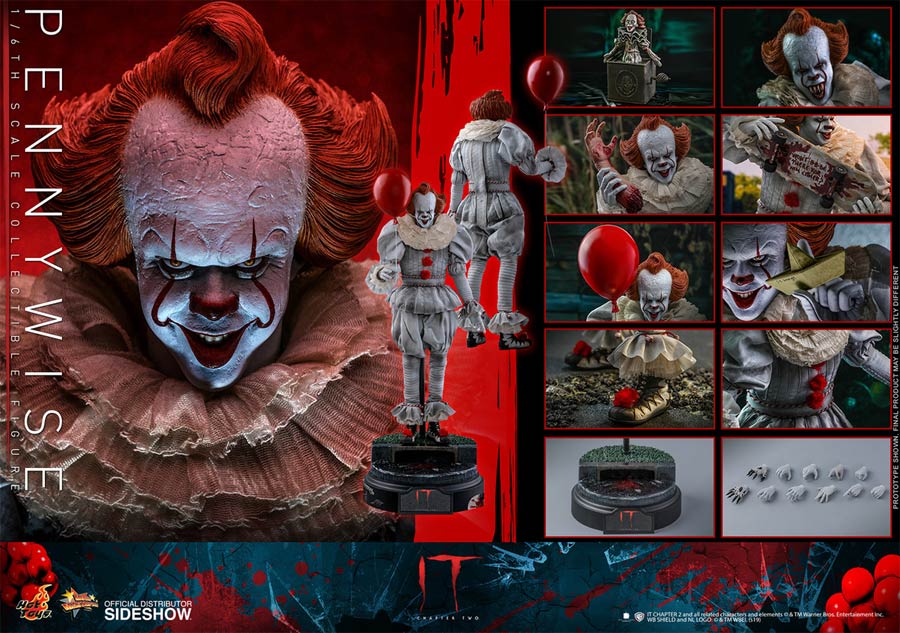 It Chapter 2 Pennywise Sixth Scale Figure Midtown Comics