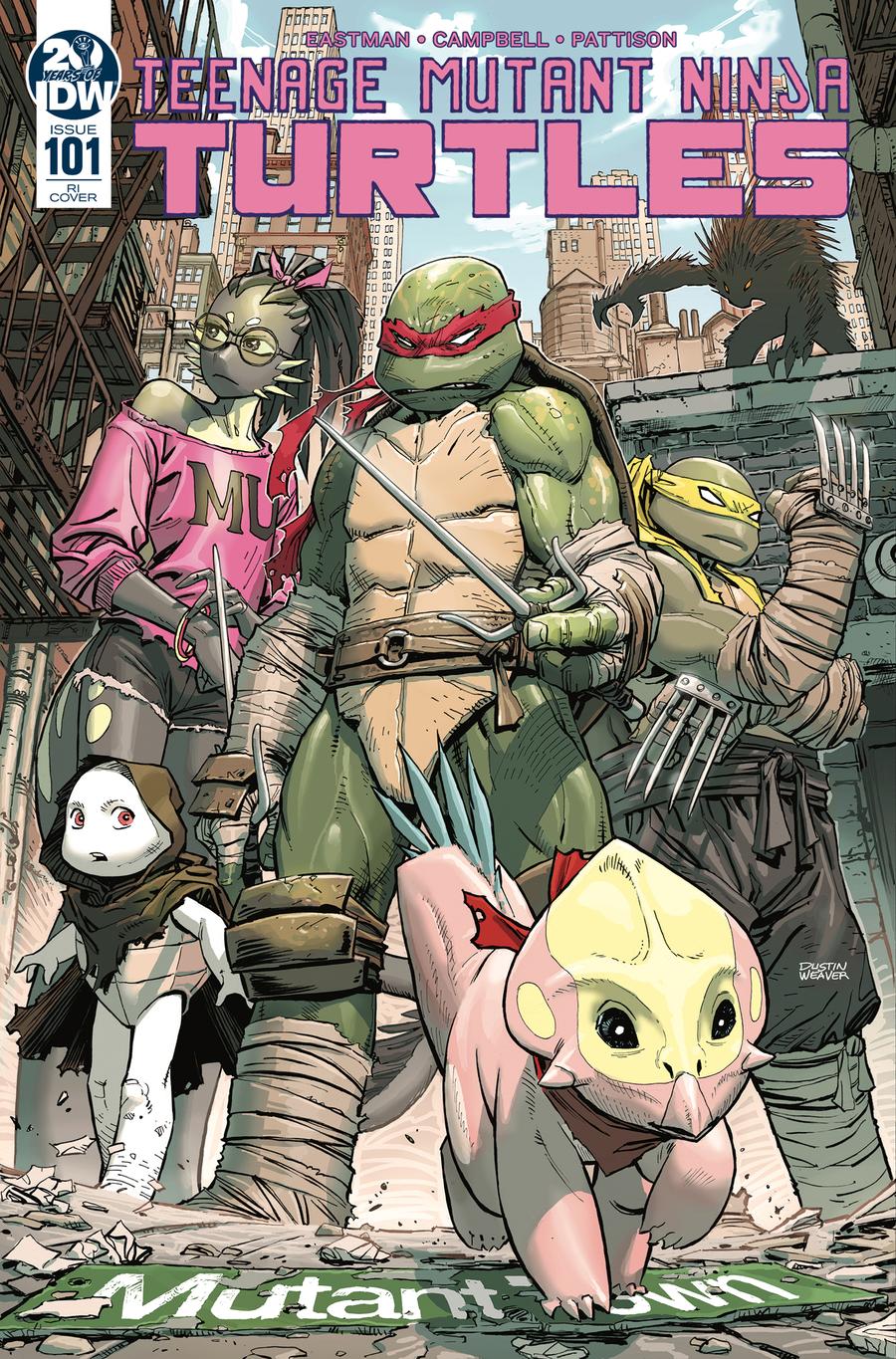 Teenage Mutant Ninja Turtles Vol 5 #101 Cover C Incentive Dustin Weaver Variant Cover