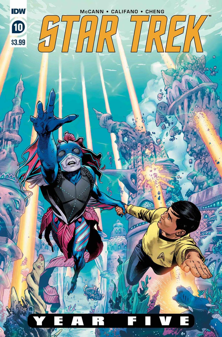 Star Trek Year Five #10 Cover A Regular Stephen Thompson Cover