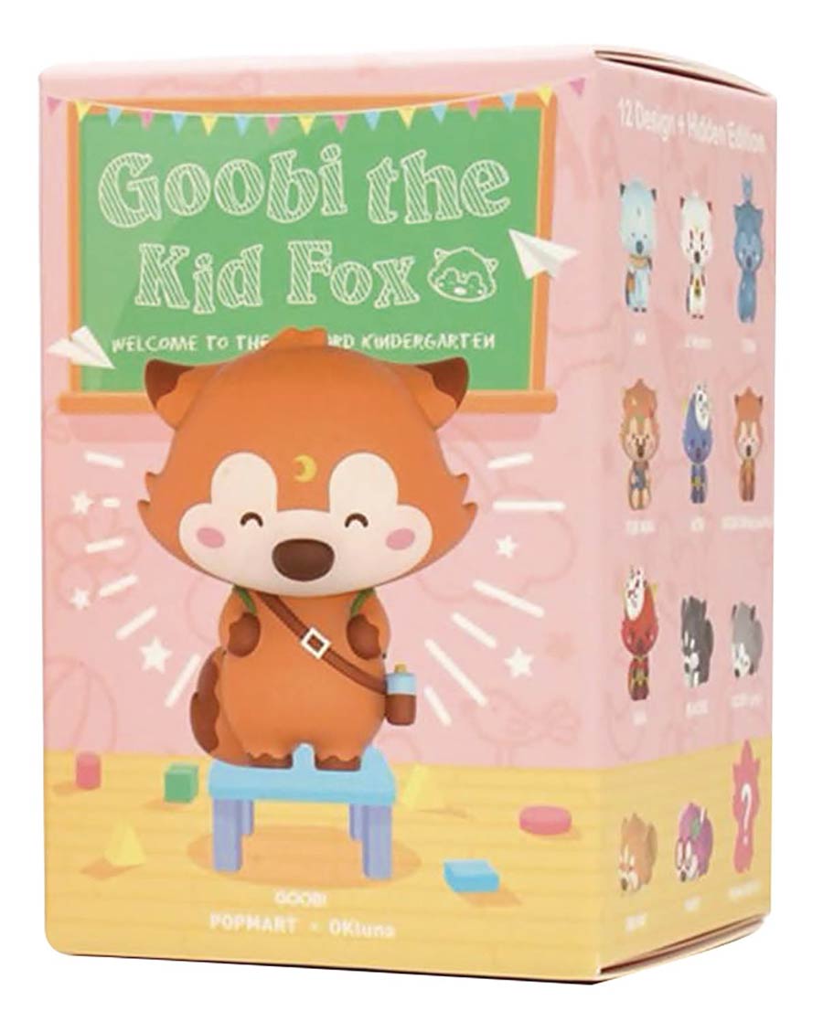 Pop Mart Goobi The Kid Fox Mini Figure Blind Mystery Box 12-Piece Display