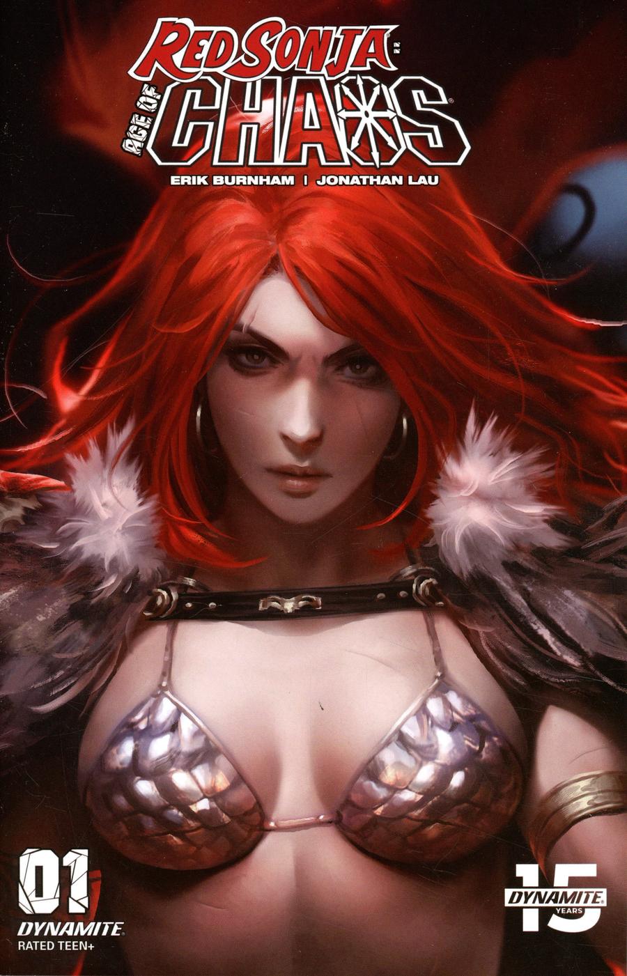 Red Sonja Age Of Chaos #1 Cover K Incentive Derrick Chew Sneak Peek Color Variant Cover