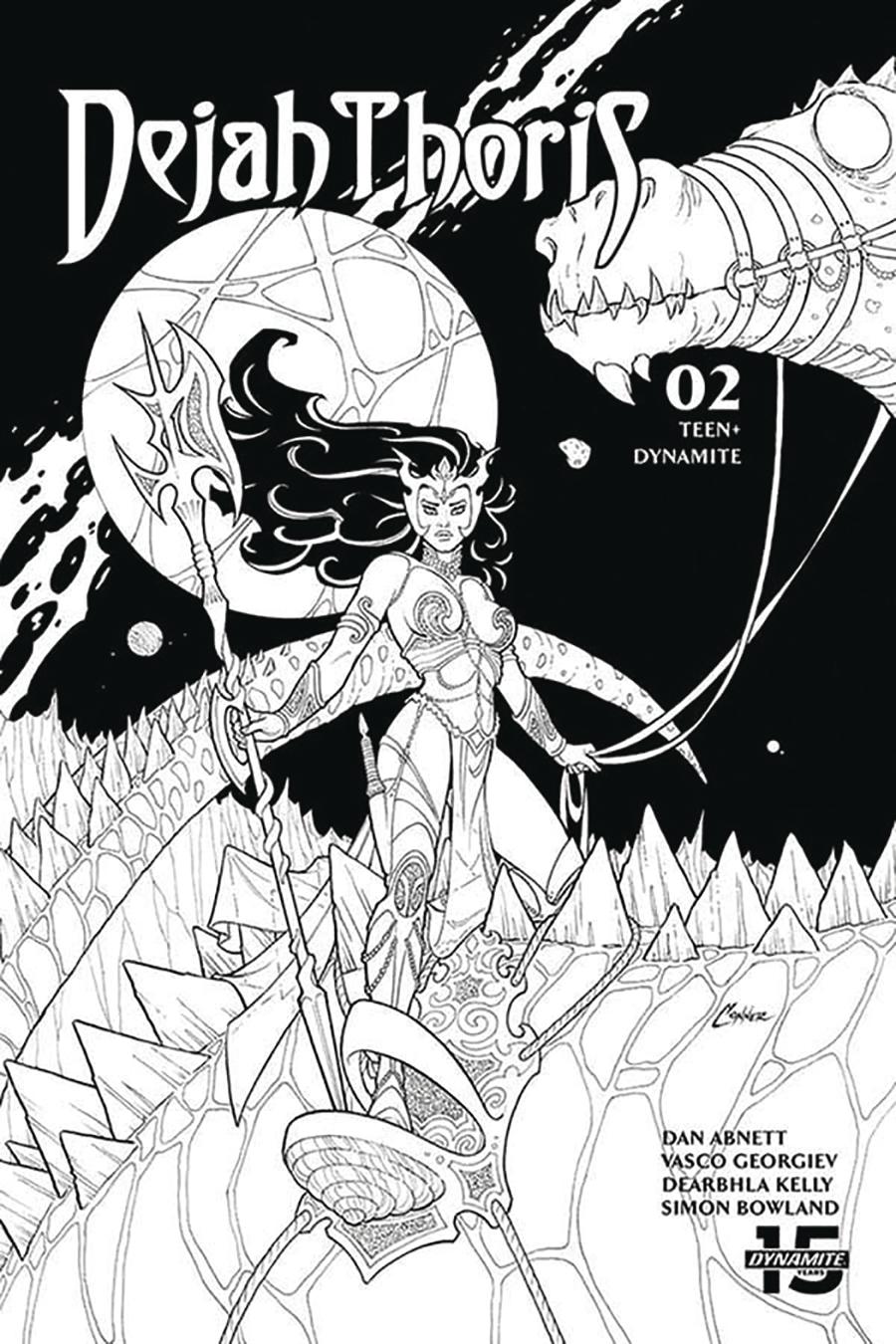 Dejah Thoris Vol 3 #2 Cover K Incentive Amanda Conner Black & White Cover