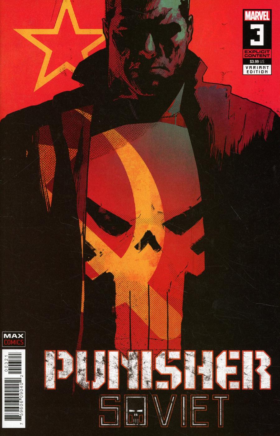 Punisher Soviet #3 Cover B Incentive Michael Dowling Variant Cover