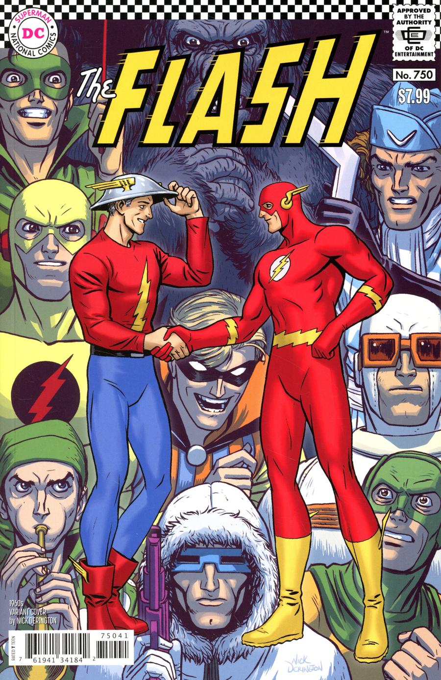 Flash Vol 5 #750 Cover D Variant Nick Derington 1960s Cover