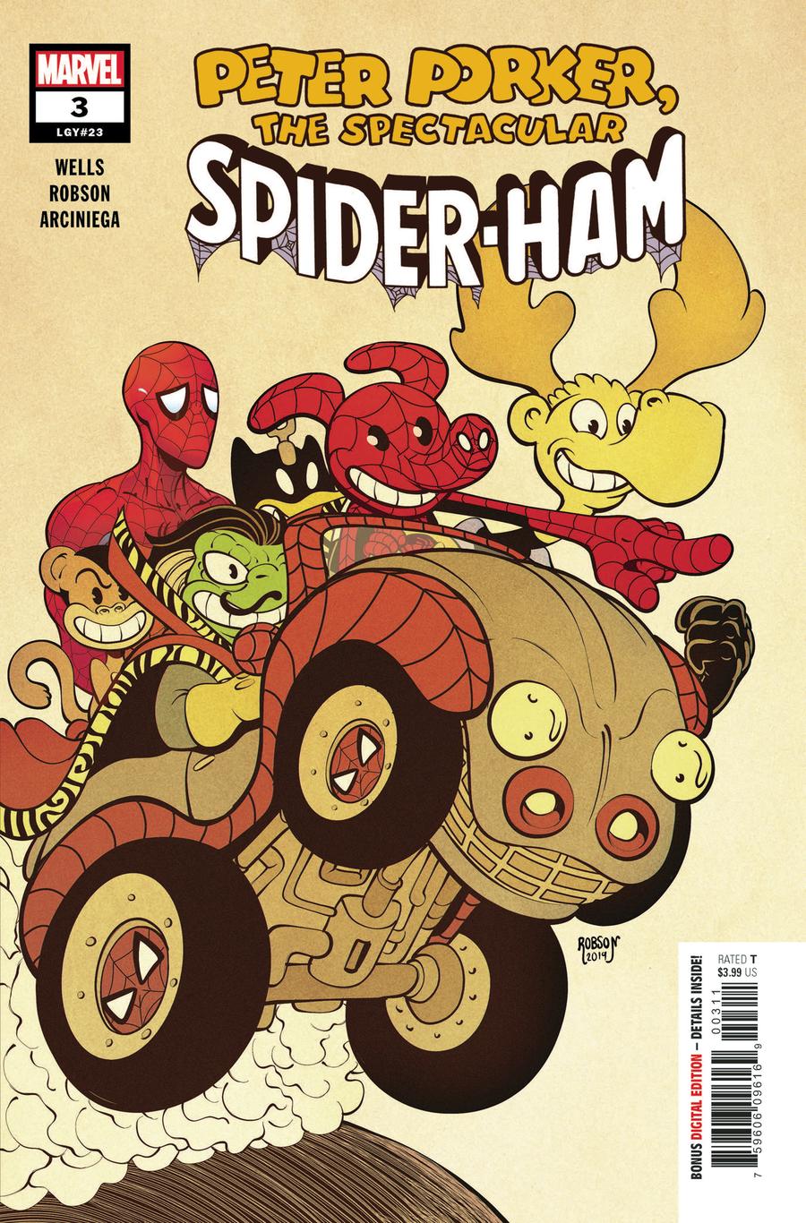 Spider-Ham #3 Cover A Regular Will Robson Cover